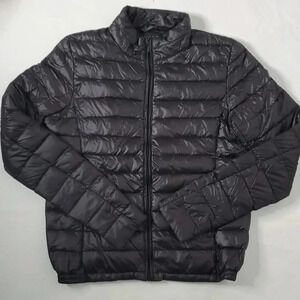 Buffalo David  Bitton Puffer Down Packable Windbreaker Shield Full Zip sz S